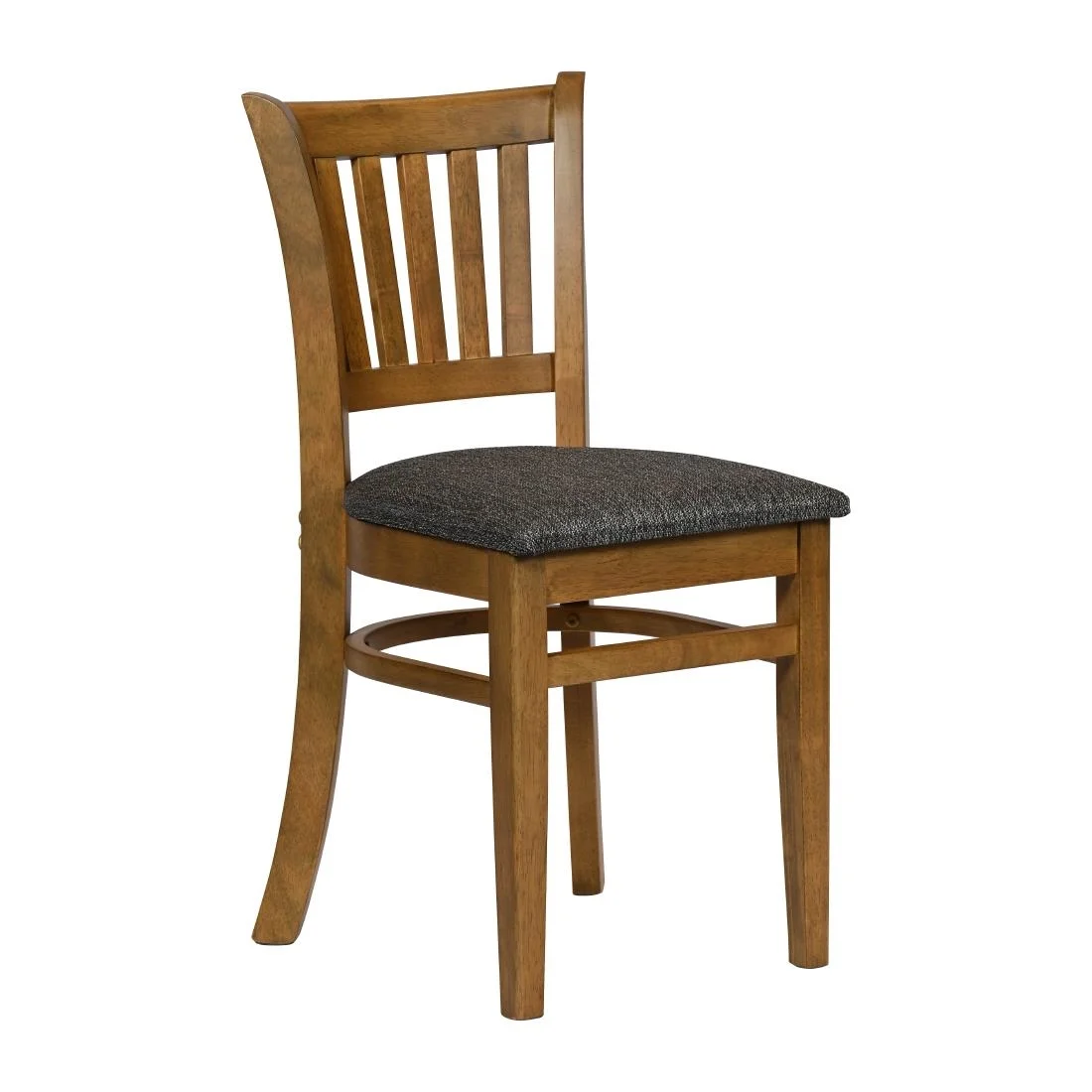 Turin Dining Table with 4 Manhattan Chairs in Weathered Oak with Shetland Smoke - Image 3
