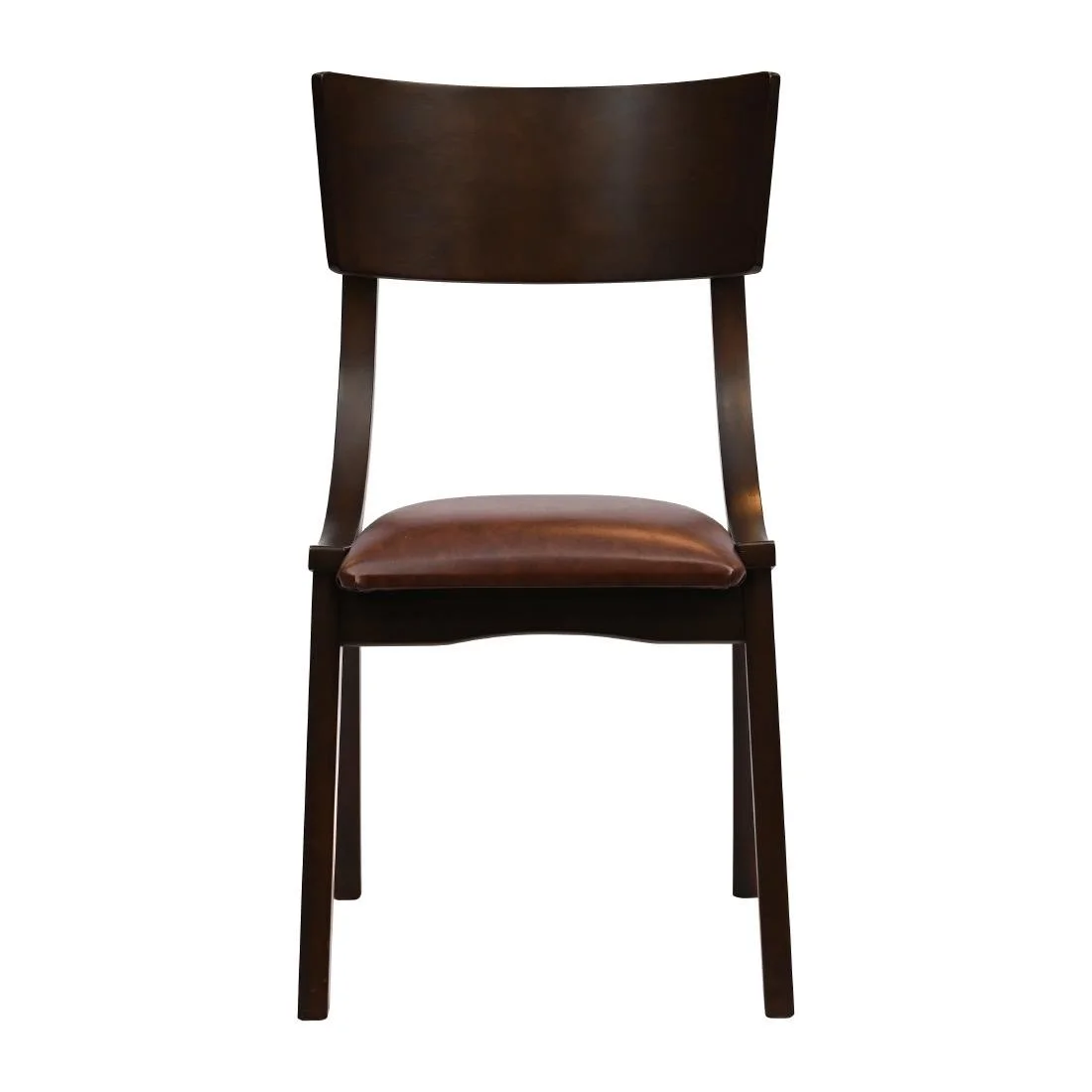 Chelsea Dining Chairs in Dark Walnut with Bison Espresso Seats (6 Pack) - Image 3