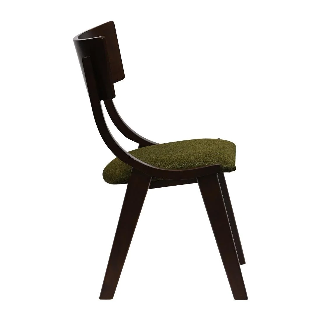 Chelsea Dining Chairs in Dark Walnut with Shetland Forest Seats (6 Pack) - Image 4