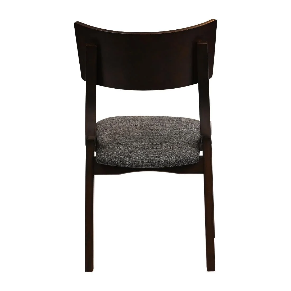 Chelsea Dining Chairs in Dark Walnut with Shetland Smoke Seats (6 Pack) - Image 2