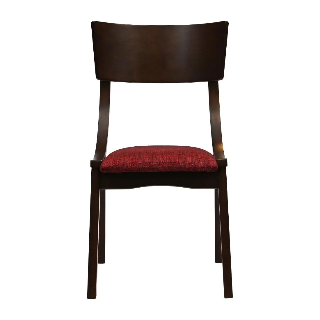 Chelsea Dining Chairs in Dark Walnut with Shetland Scarlett Seats (6 Pack) - Image 3