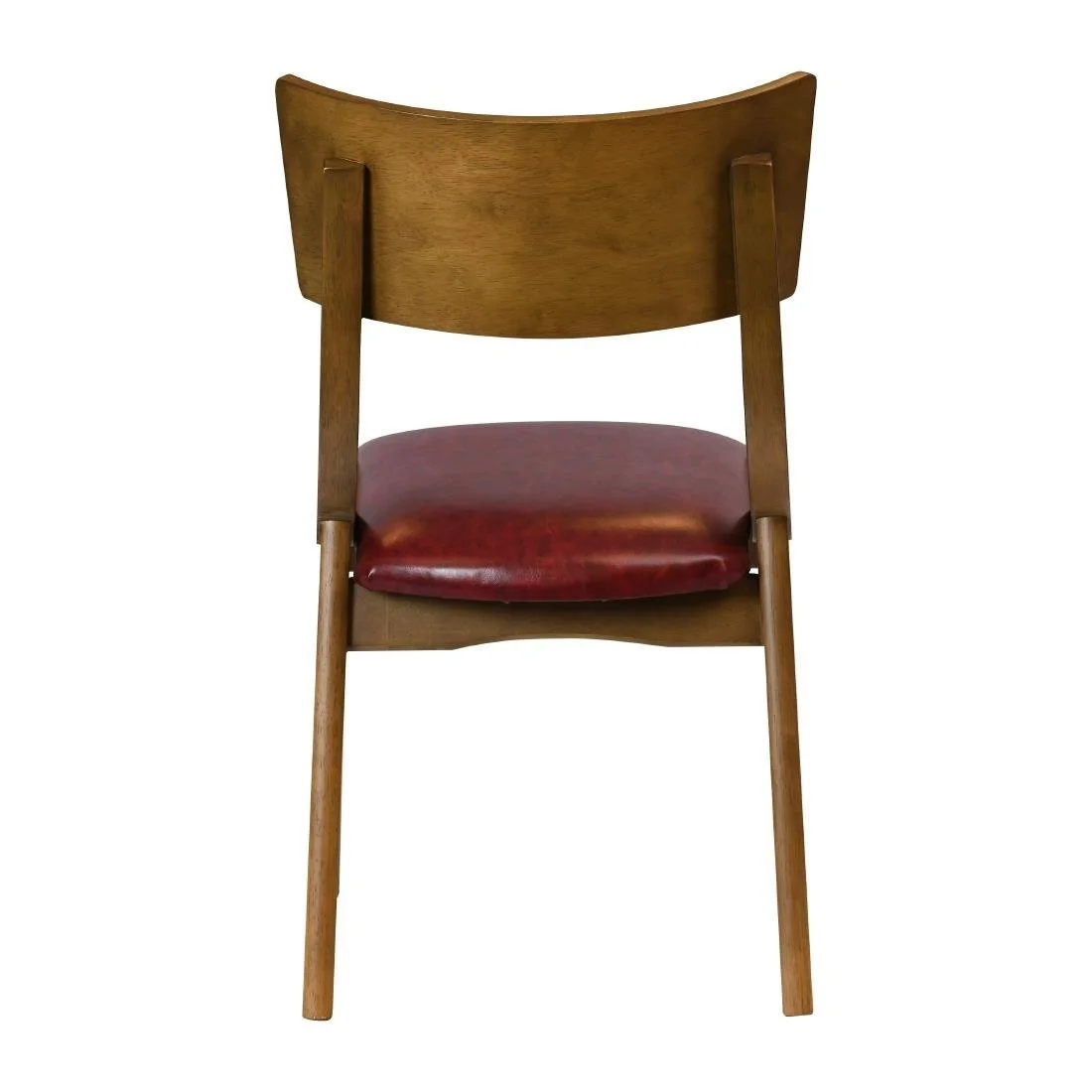 Chelsea Dining Chairs in Weathered Oak with Bison Bordeaux Seats (6 Pack) - Image 3
