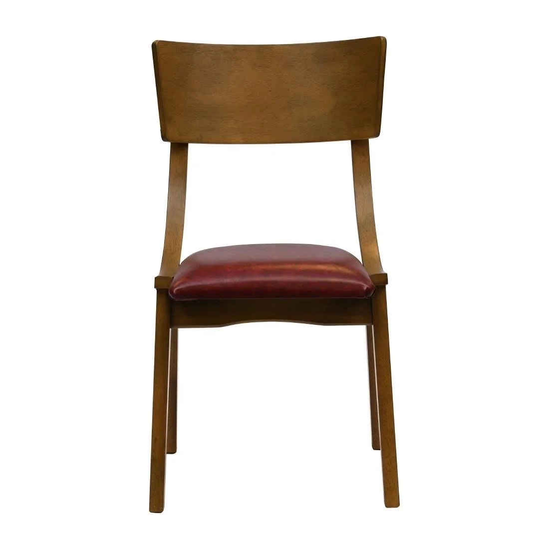Chelsea Dining Chairs in Weathered Oak with Bison Bordeaux Seats (6 Pack) - Image 4