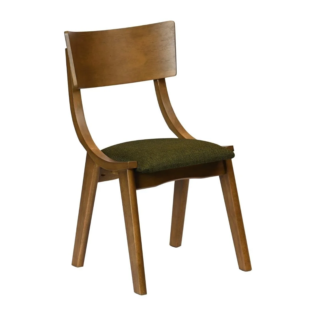 Chelsea Dining Chairs in Weathered Oak with Shetland Forest Seats (6 Pack) - Image 1