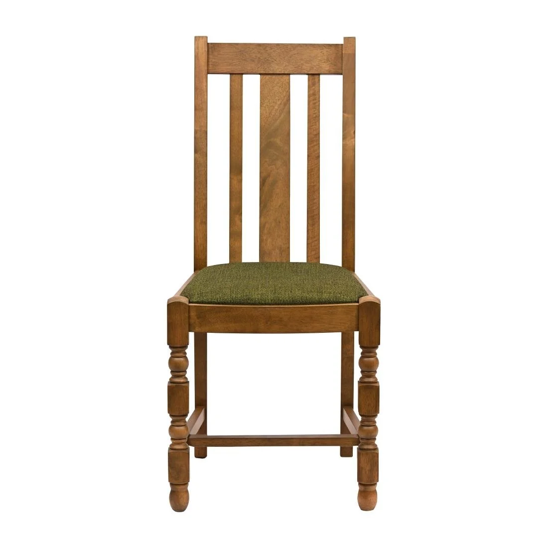Thame Dining Chairs in Weathered Oak with Shetland Forest Seat (6 Pack) - Image 3