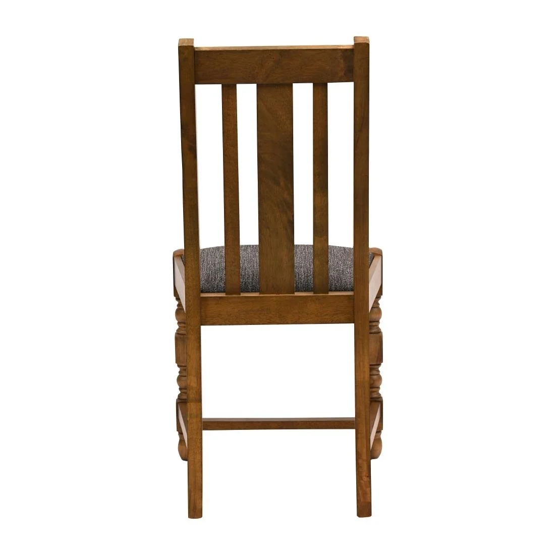 Thame Dining Chairs in Weathered Oak with Shetland Smoke Seat (6 Pack) - Image 2