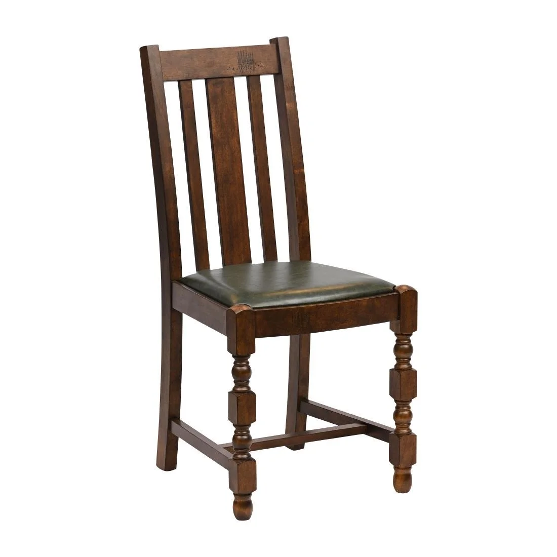 Thame Dining Chairs in Vintage Wood with Bison Cedar Seat (6 Pack)