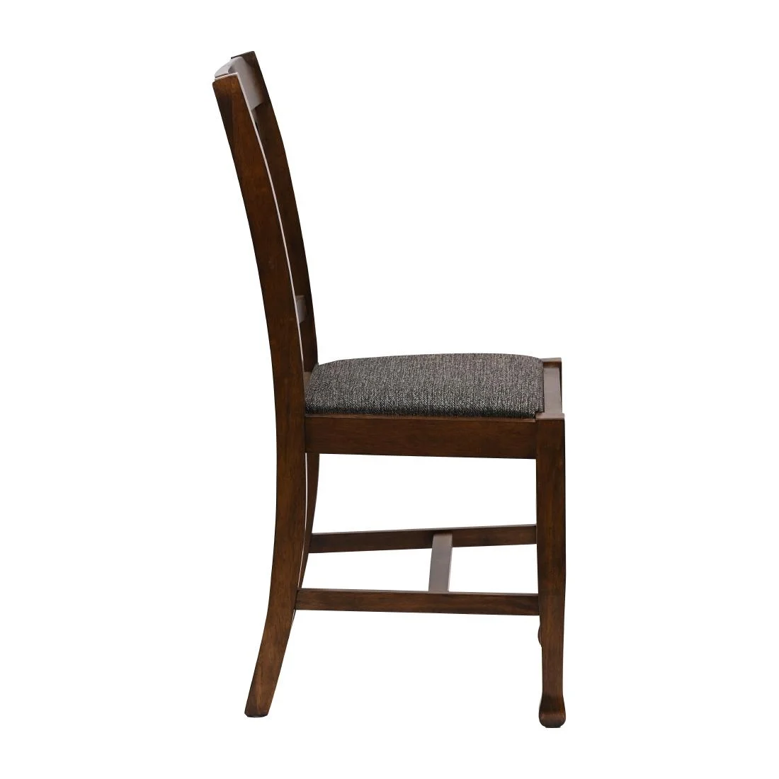 Lattice Back Dining Chairs in Vintage Wood with Shetland Smoke Seat (6 Pack) - Image 4