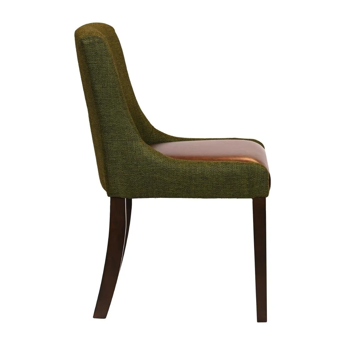 Bath Walnut Dining Chairs with Forest Back & Espresso Seat (6 Pack) - Image 4