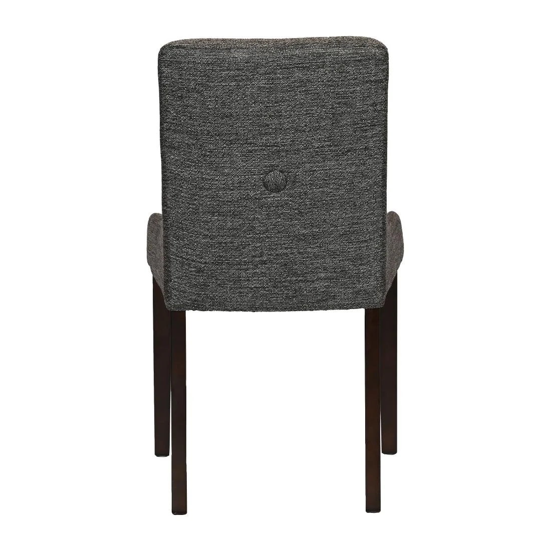 Bath Walnut Dining Chairs with Smoke Back & Tan Seat (6 Pack) - Image 2