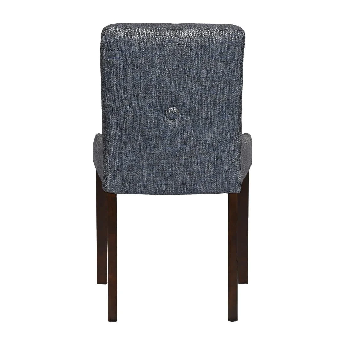 Bath Walnut Dining Chairs with Sea Back & Tan Seat (6 Pack) - Image 3