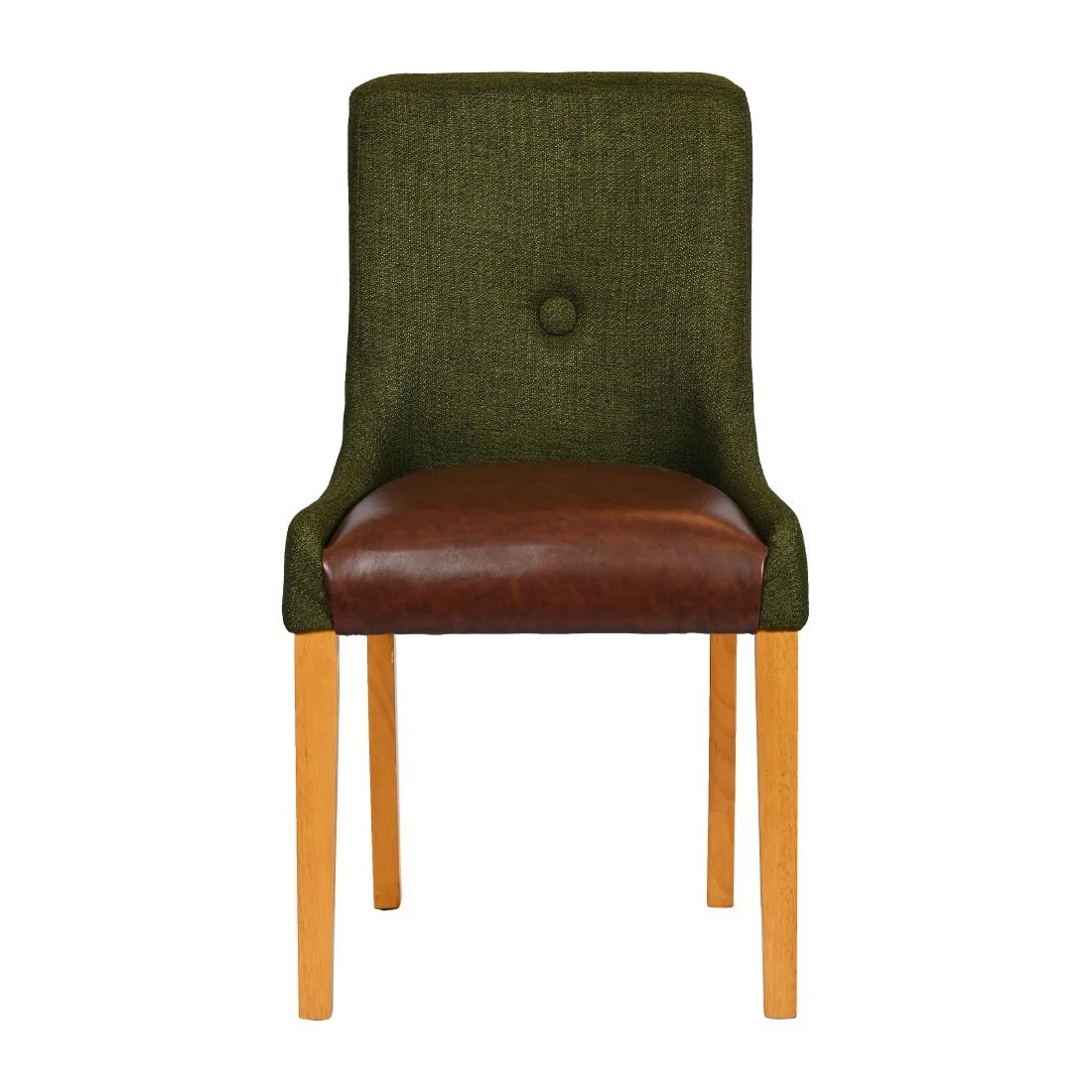 Bath Soft Oak Dining Chairs with Forest Back & Espresso Seat (6 Pack) - Image 4