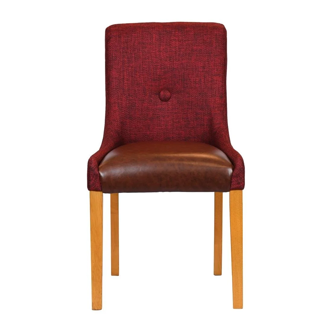 Bath Soft Oak Dining Chairs with Scarlett Back & Espresso Seat (6 Pack) - Image 2