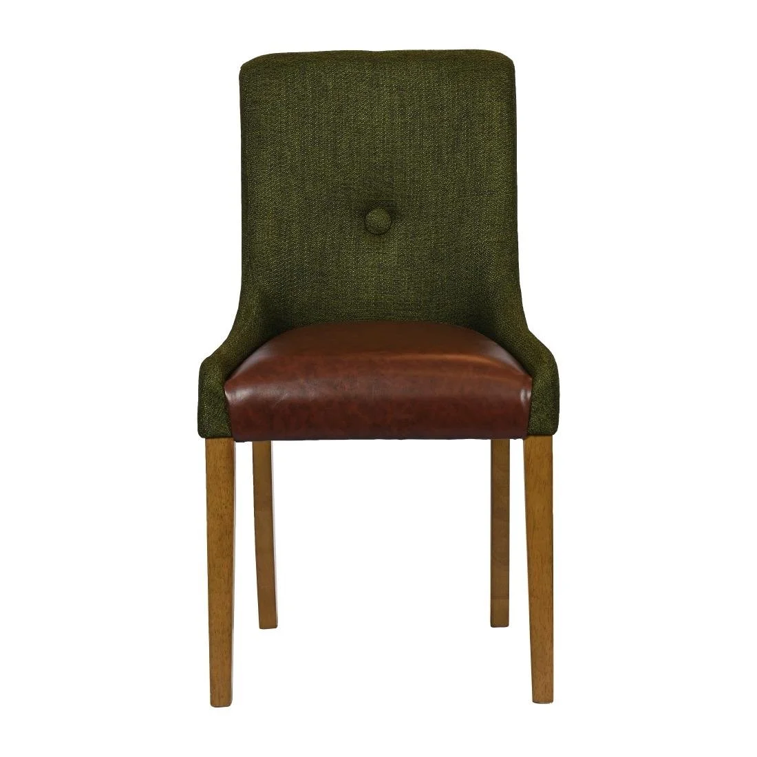 Bath Weathered Oak Dining Chairs with Forest Back & Espresso Seat (6 Pack) - Image 3