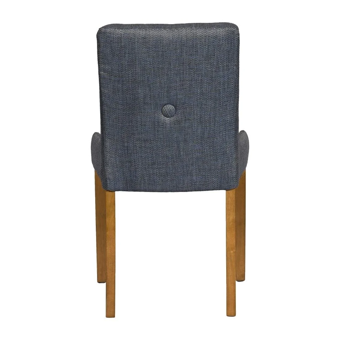 Bath Weathered Oak Dining Chairs with Sea Back & Tan Seat (6 Pack) - Image 2