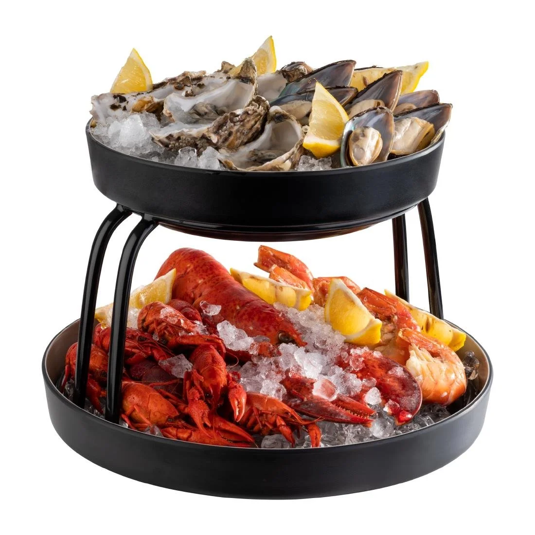 APS Frida Bowls with Drip Trays Insert 255mm (2 Pack) - Image 3