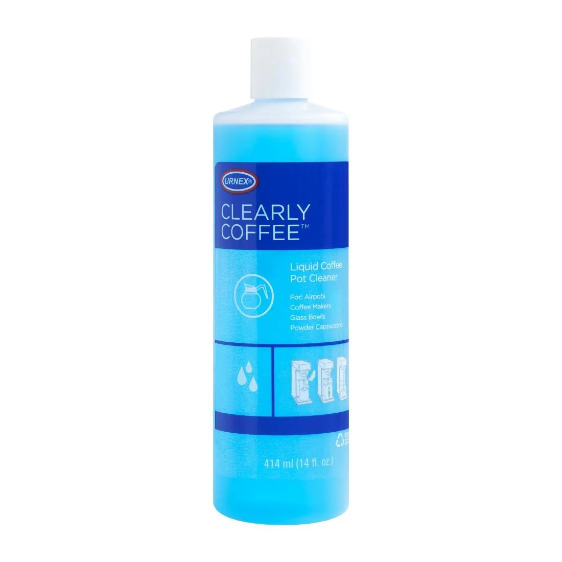 Urnex Clearly Coffee Liquid Coffee Pot Cleaner 414ml
