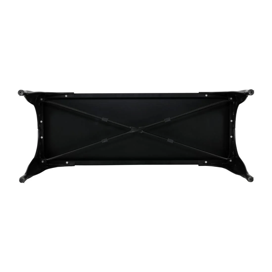 Bolero Bistro Metal Benches Black 1000mm (2 Pack) - Image 11