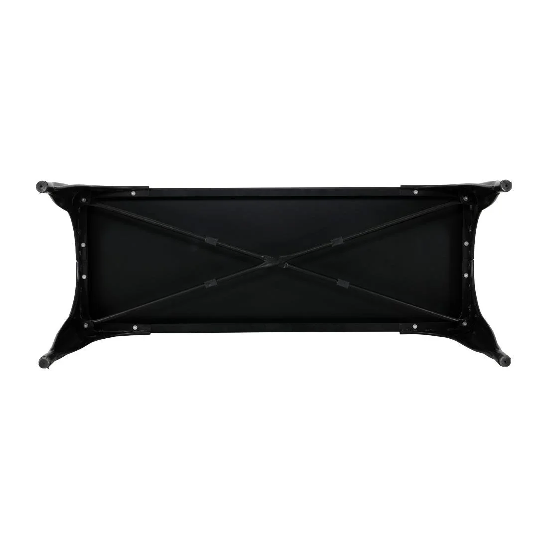 Bolero Bistro Metal Benches Black 1000mm (2 Pack) - Image 8