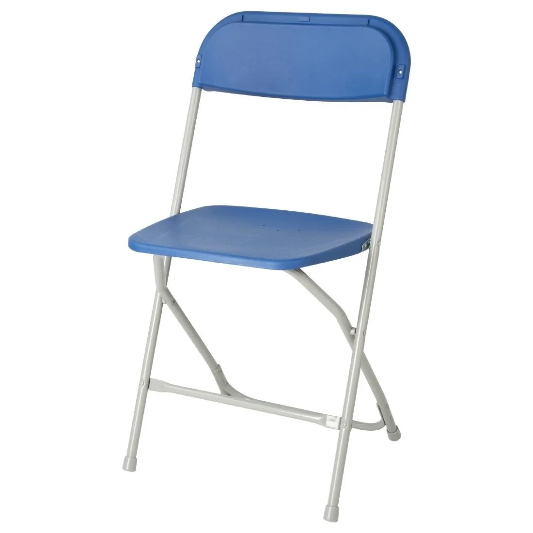Bolero Folding Polypropylene Chairs Blue (10 Pack) - Image 1
