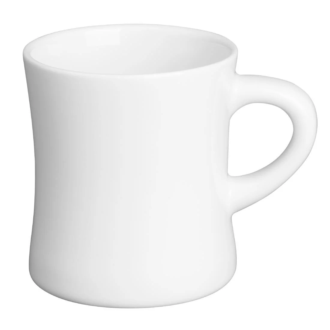 Olympia Whiteware Hollow Mugs 300ml (6 Pack) - Image 7
