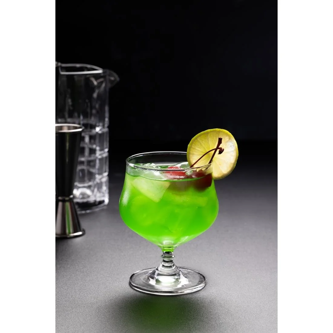 Olympia Lillie Short Stem Goblet Glasses 300ml (6 Pack) - Image 2