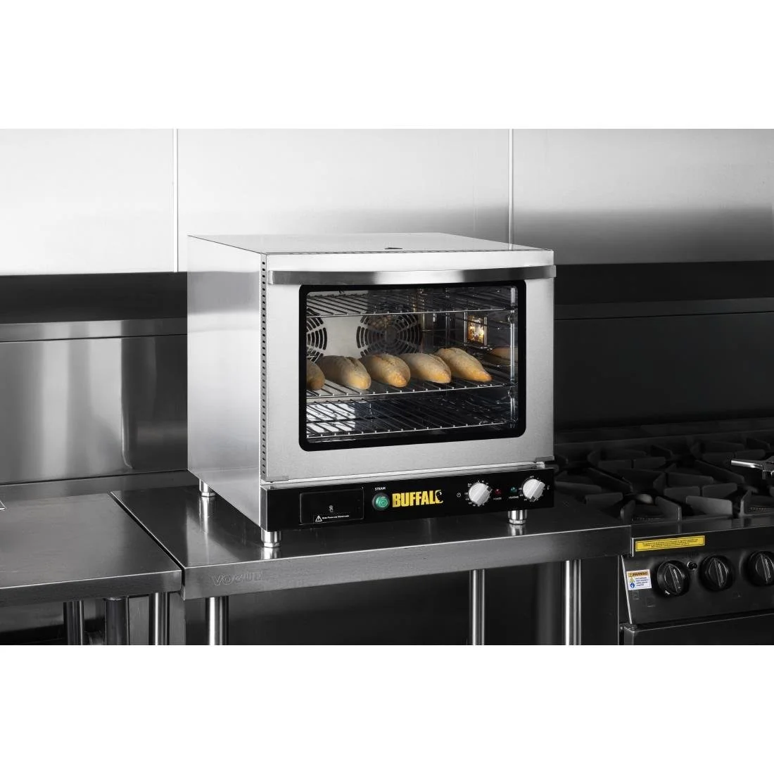 Buffalo Bakery Convection Oven with Steam 66Ltr - Image 4