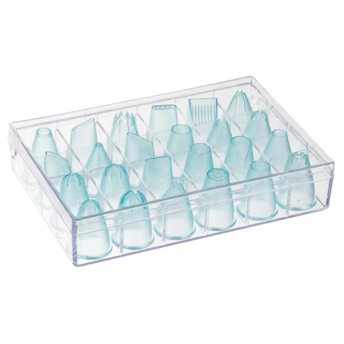 Vogue Polycarbonate Cake Decorating Tips ( 24 Pack)