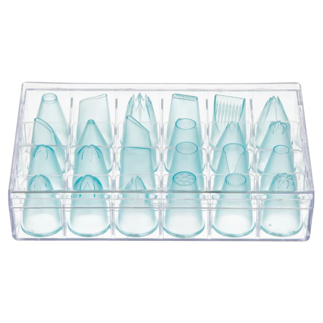 Vogue Polycarbonate Cake Decorating Tips ( 24 Pack) - Image 2
