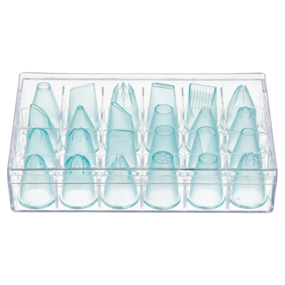 Vogue Polycarbonate Cake Decorating Tips ( 24 Pack) - Image 2