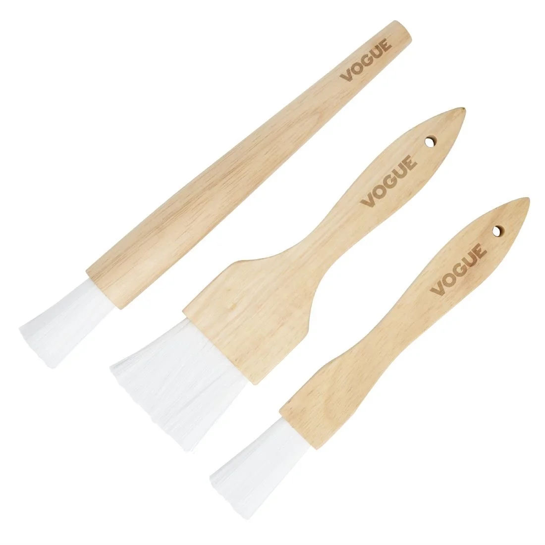 Vogue Wooden Handle Round Pastry Brush 25mm - Image 4