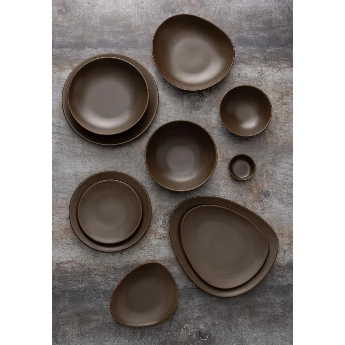 Olympia Ember Coupe Bowls Mahogany 152mm (6 Pack) - Image 2