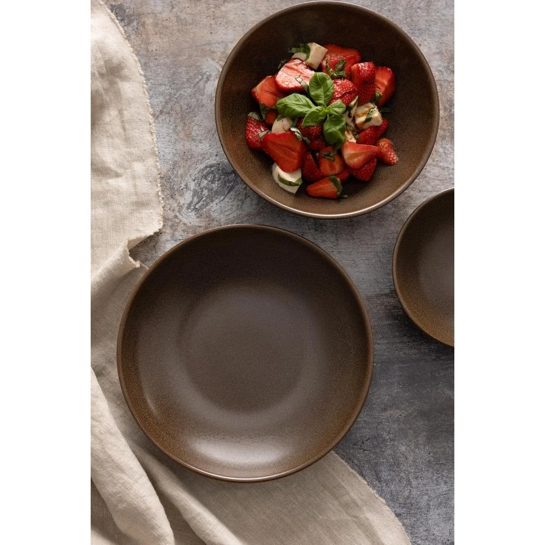 Olympia Ember Coupe Plates Mahogany 275mm (4 Pack) - Image 7