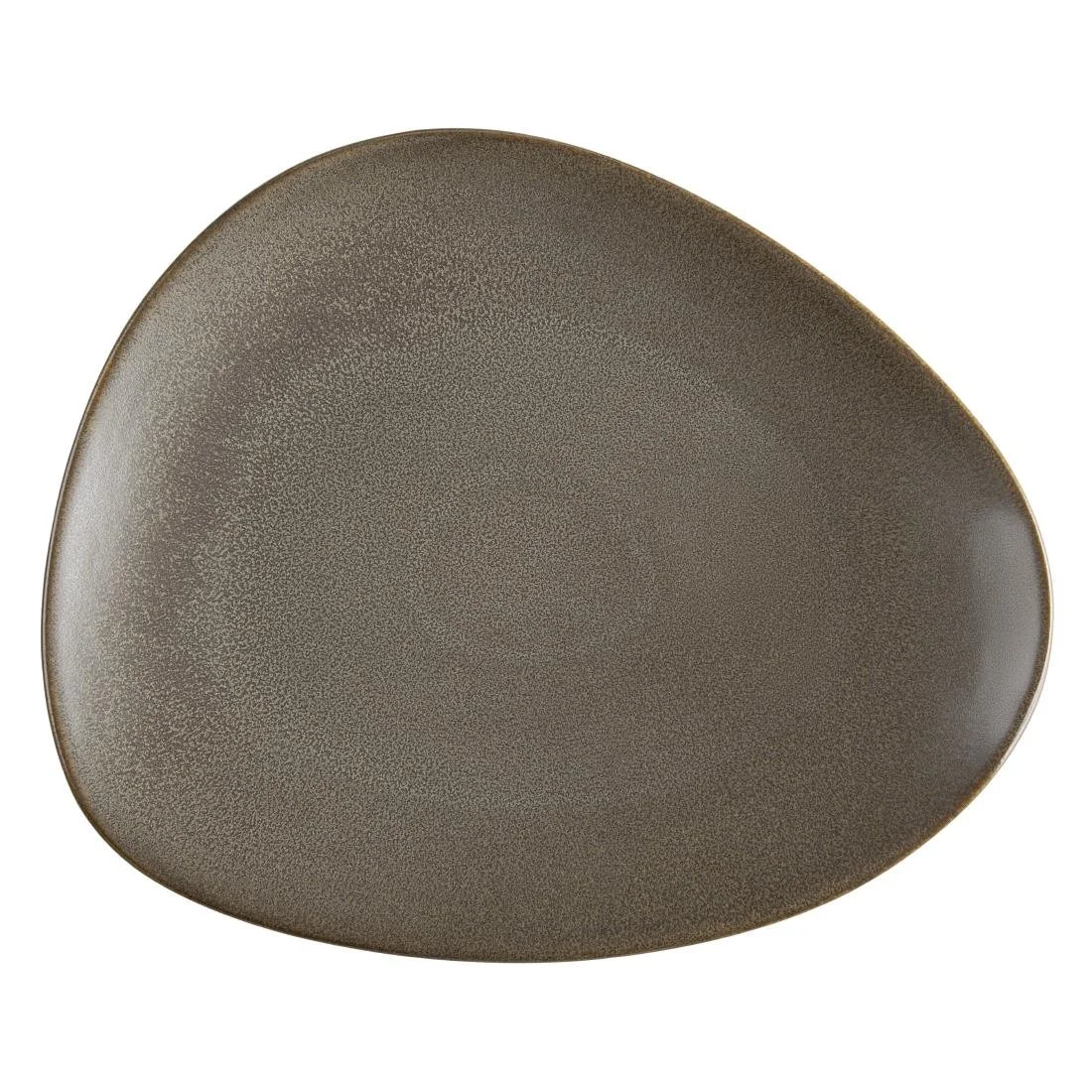 Olympia Ember Triangle Plates Mahogany 308x255mm (4 Pack) - Image 1