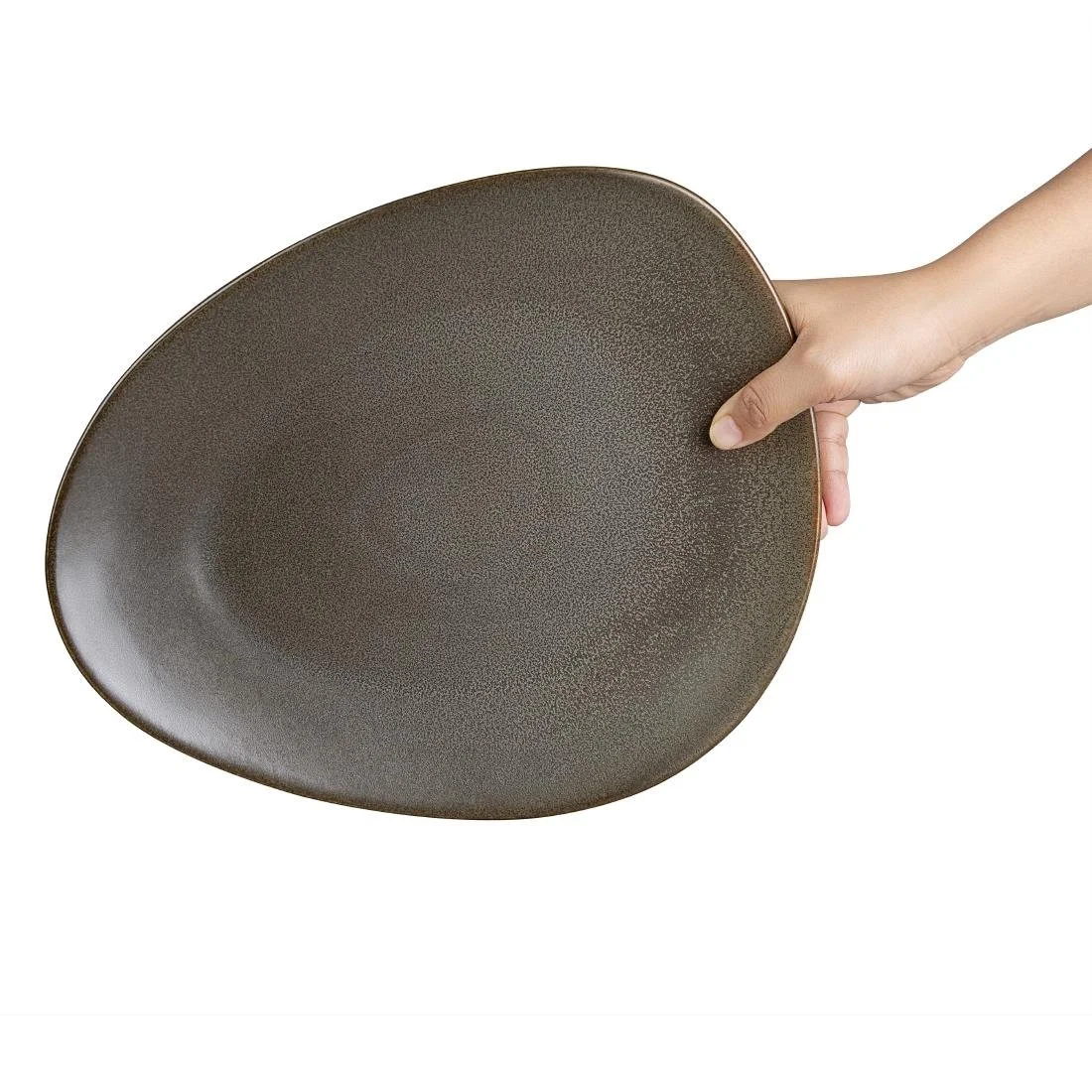 Olympia Ember Triangle Plates Mahogany 308x255mm (4 Pack) - Image 7