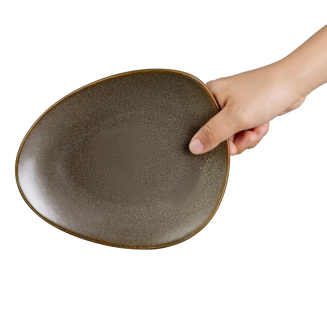 Olympia Ember Triangle Plates Mahogany 190x160mm (6 Pack) - Image 7