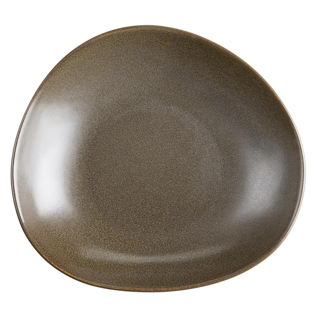 Olympia Ember Triangle Bowls Mahogany 245x220mm (4 Pack) - Image 1