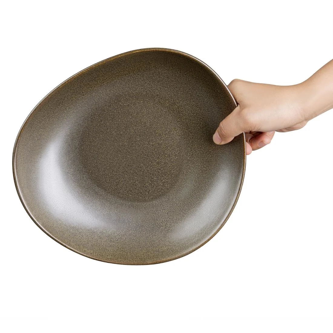 Olympia Ember Triangle Bowls Mahogany 245x220mm (4 Pack) - Image 8