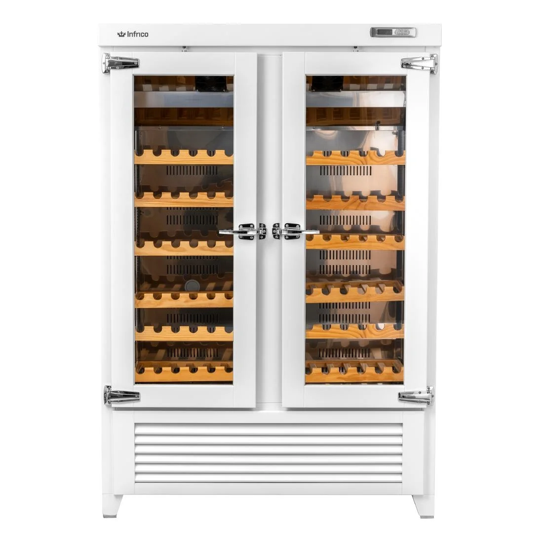 Infrico Upright Double Door Wine Cellar (180 Bottles) - Image 4