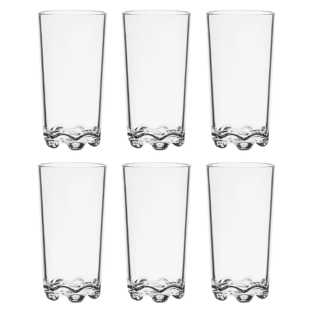 Olympia Kristallon Aspen Polycarbonate Hi Ball Tumblers 350ml (6 Pack) - Image 3