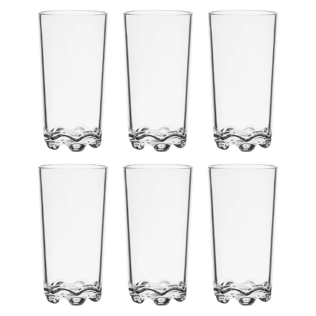 Olympia Kristallon Aspen Polycarbonate Hi Ball Tumblers 350ml (6 Pack) - Image 3