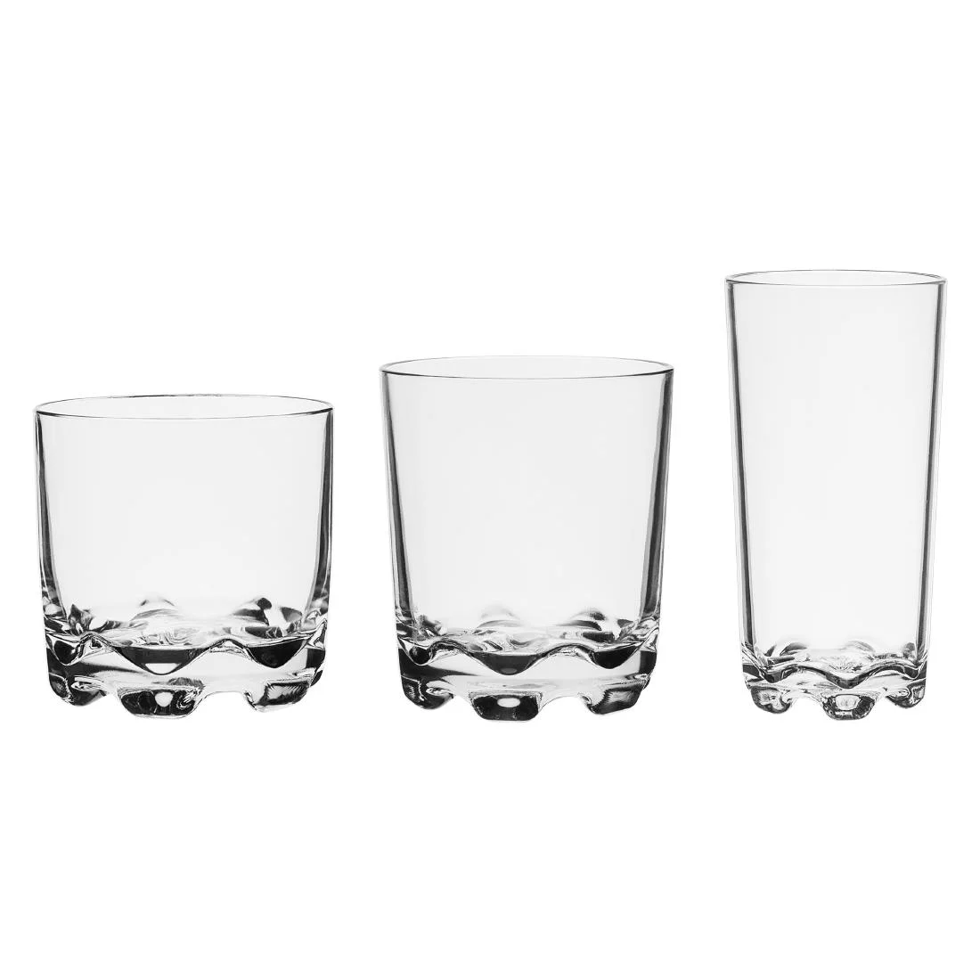 Olympia Kristallon Aspen Polycarbonate Hi Ball Tumblers 350ml (6 Pack) - Image 4