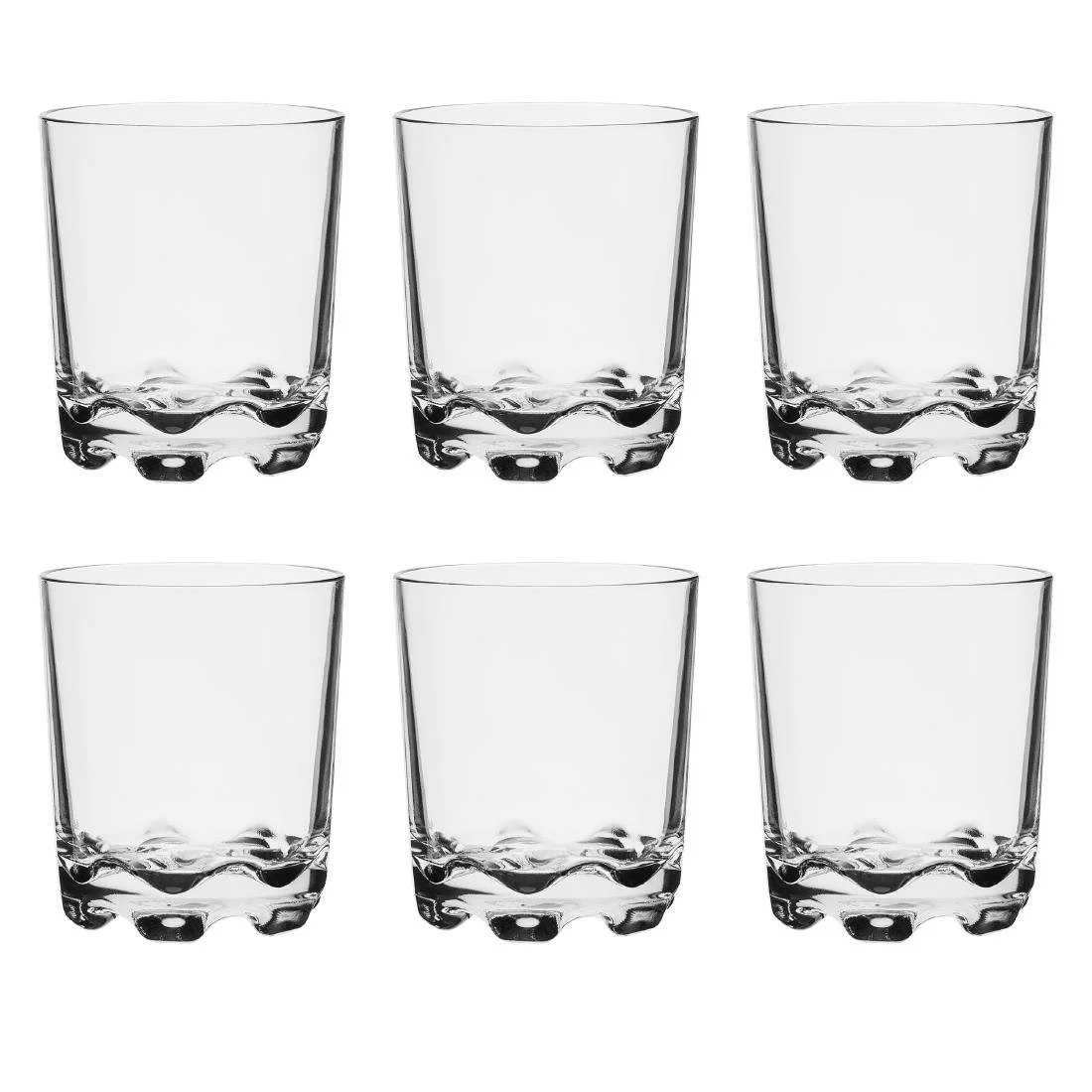 Olympia Kristallon Aspen Polycarbonate Rocks Tumblers 320ml (6 Pack) - Image 3
