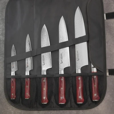 Japanese Knife Company Leather Knife Roll 6 Slots - Image 4