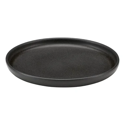 Bauscher Elements Black Walled Plates 220mm (6 Pack)