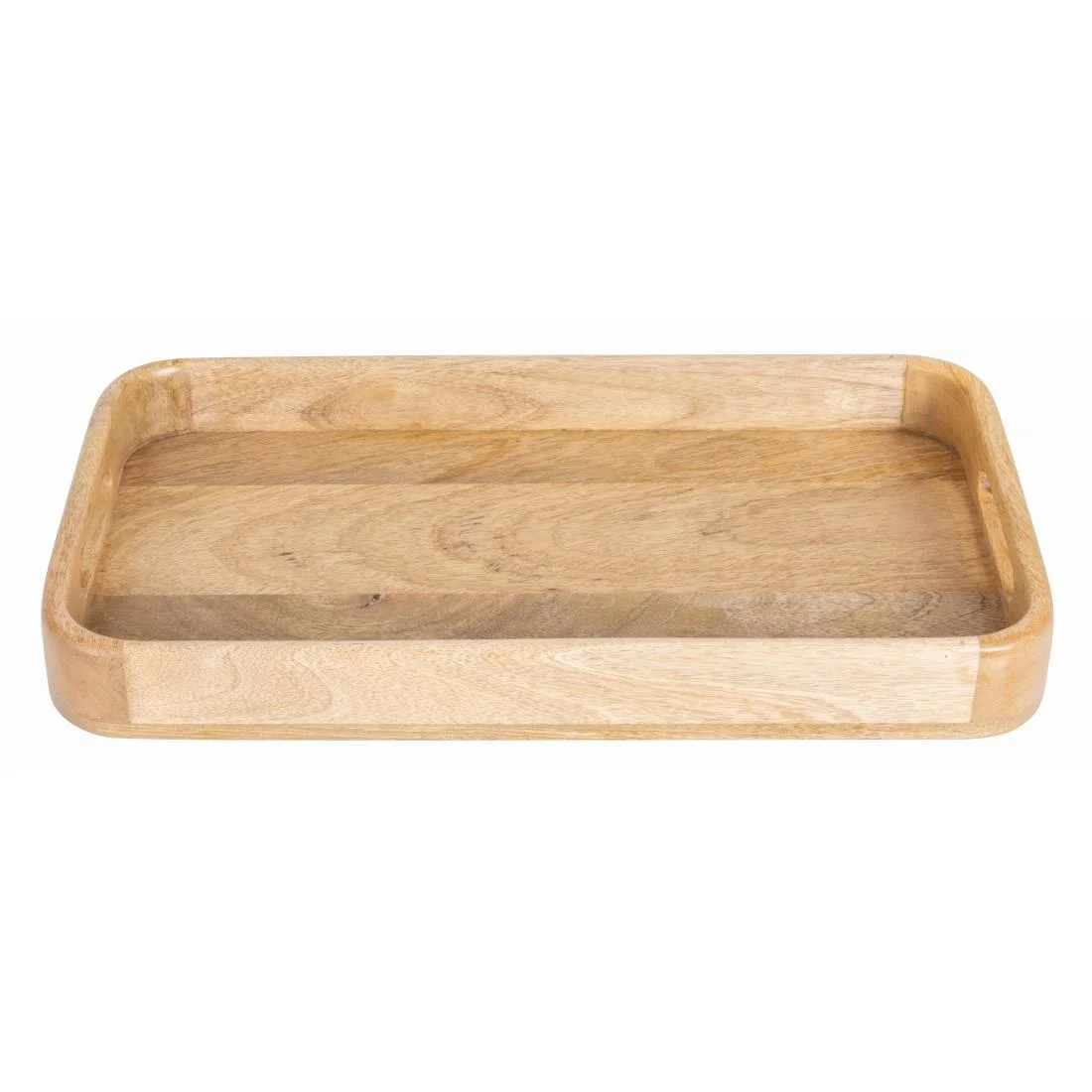Olympia Mango Wood Rectangular Deep Sided Tray 430x230mm - Image 3