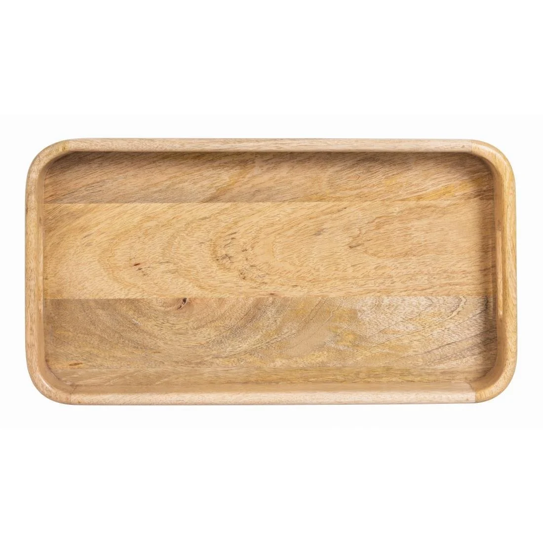 Olympia Mango Wood Rectangular Deep Sided Tray 430x230mm - Image 6