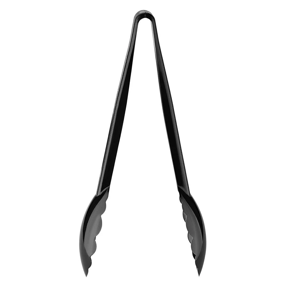 Nisbets Essentials 9" Polycarbonate Tongs Black (6 Pack) - Image 2