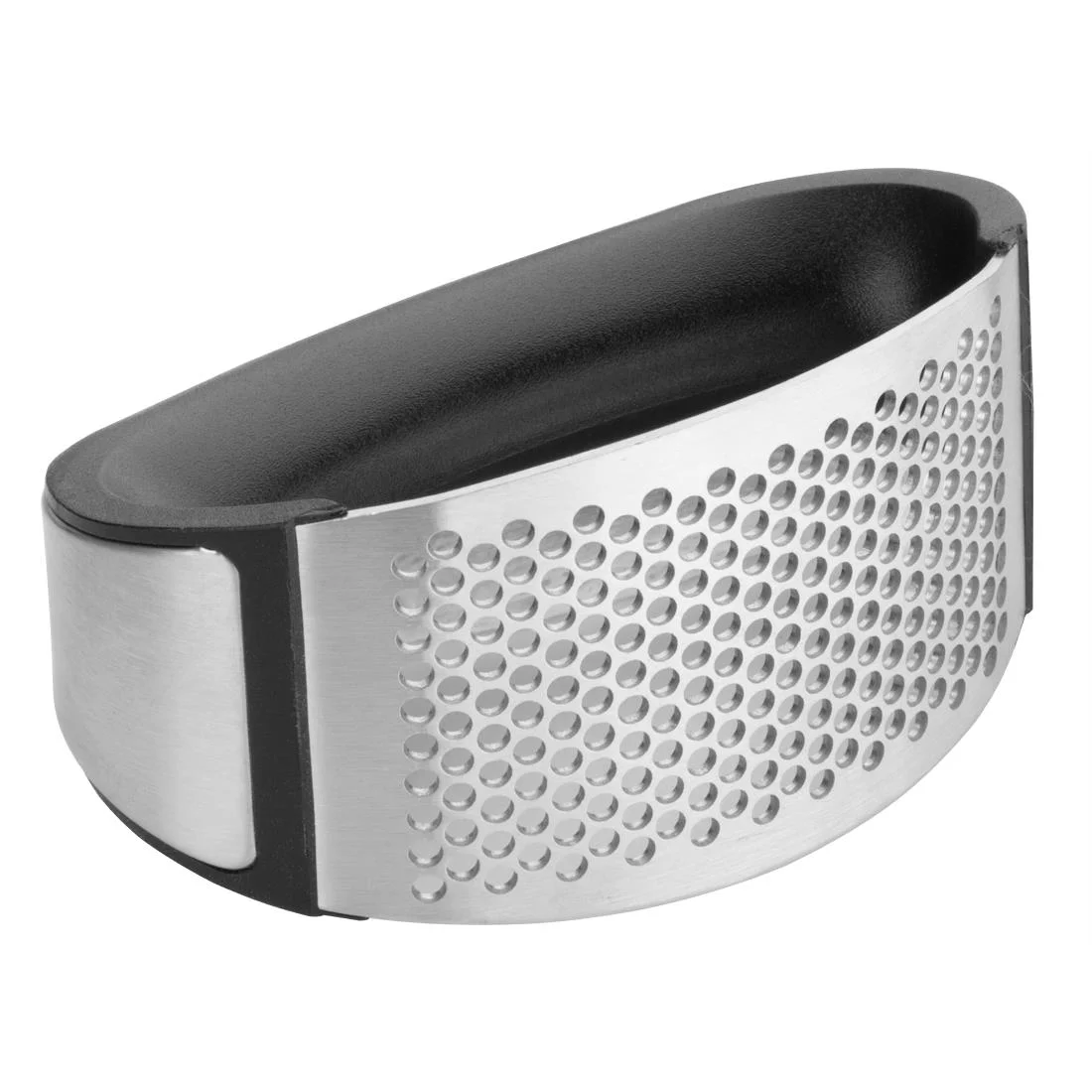 Nisbets Essentials Curved Garlic Press - Image 2