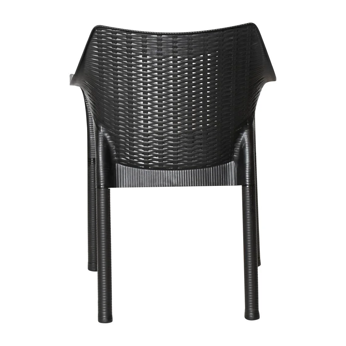 Bolero Elements Polypropylene Armchairs Black (4 Pack) - Image 5